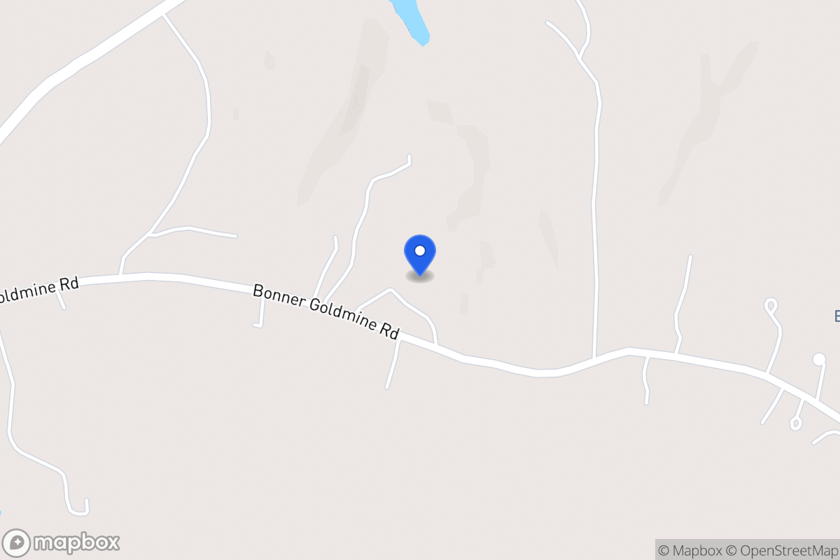Map of 1563 Bonner Goldmine Rd