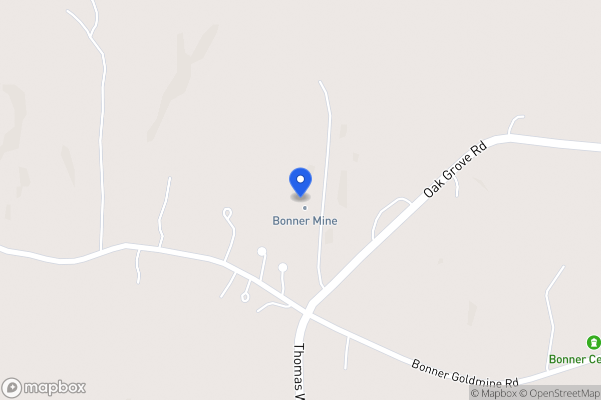 Map of 1295 Bonner Goldmine Rd