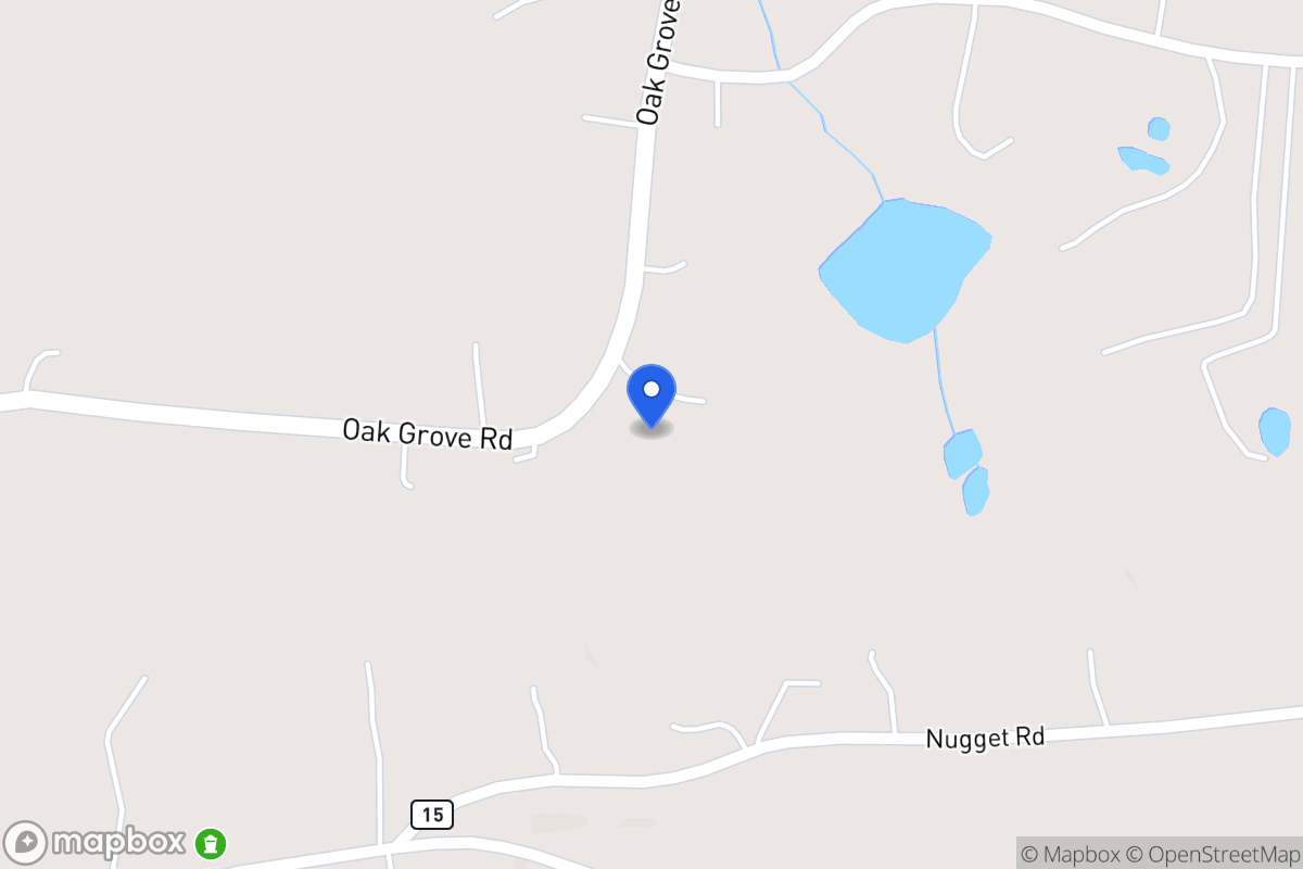 Map of 2190 Oak Grove Rd