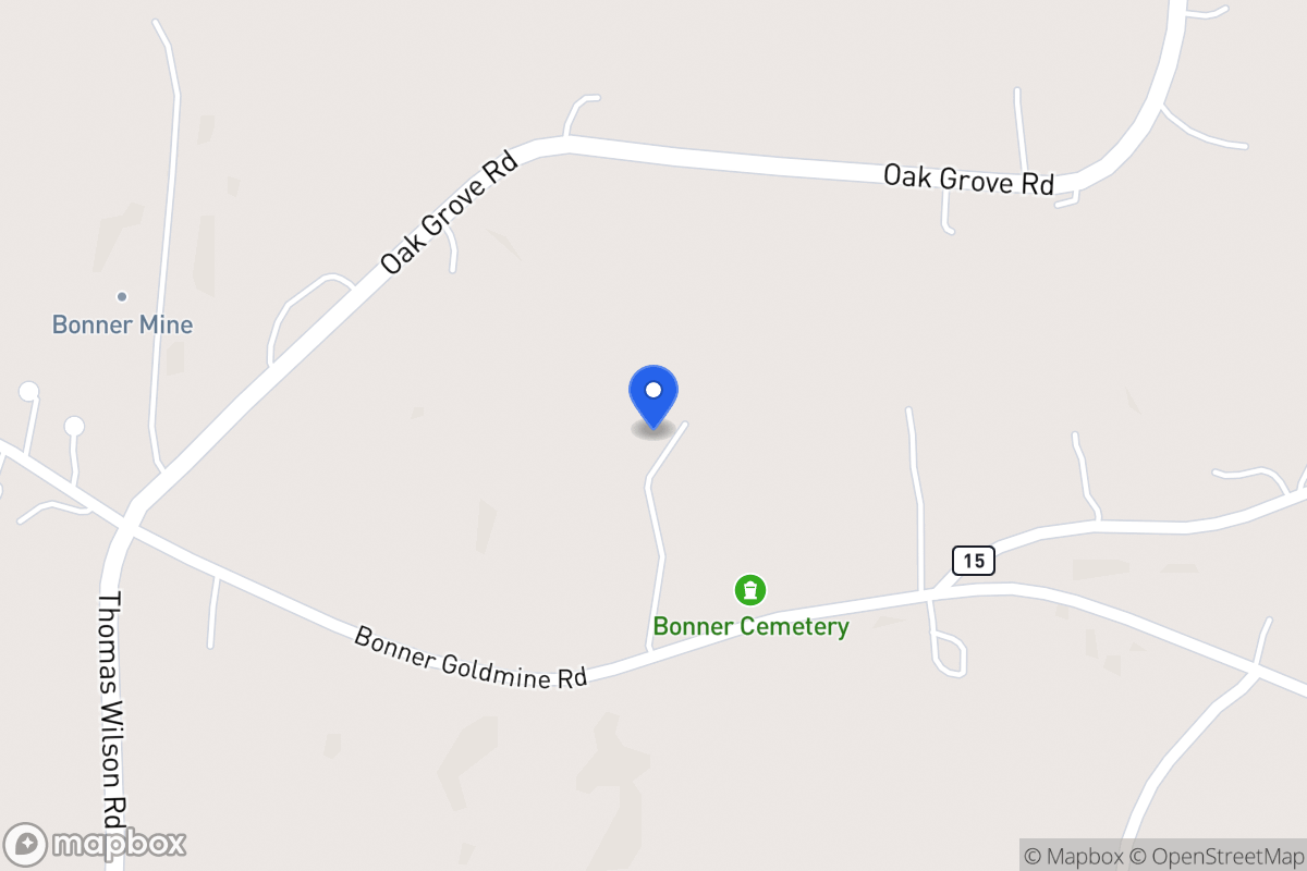 Map of 1063 Bonner Goldmine Rd