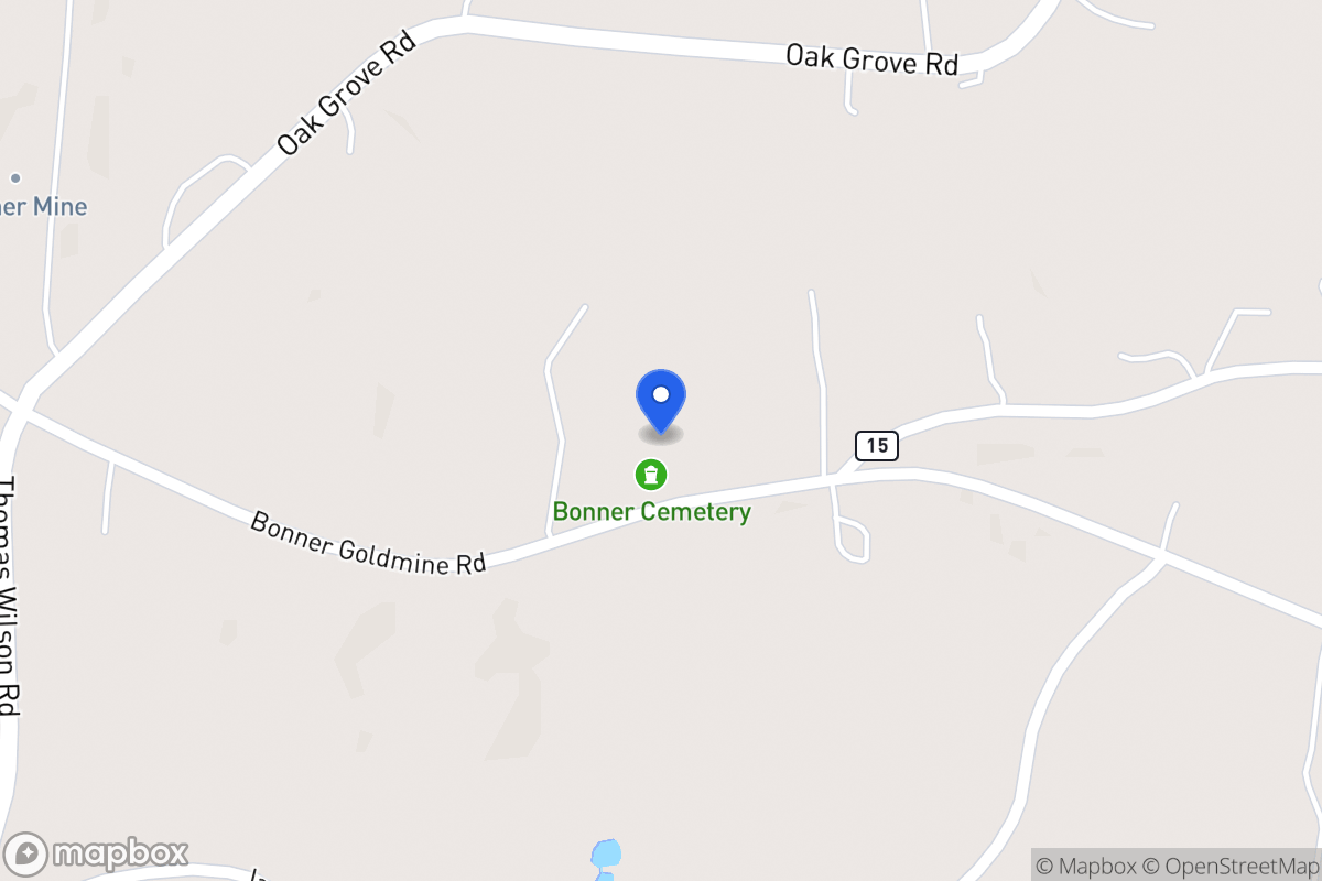 Map of 1023 Bonner Goldmine Rd