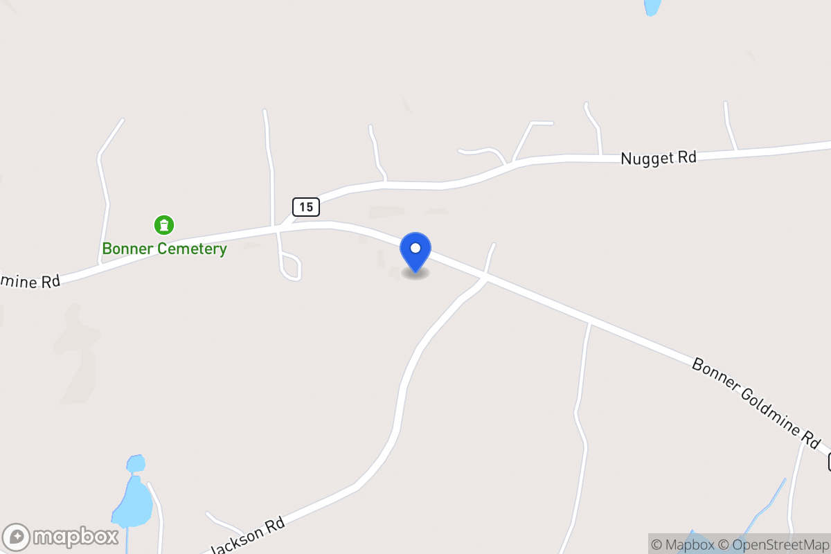 Map of 870 Bonner Goldmine Rd