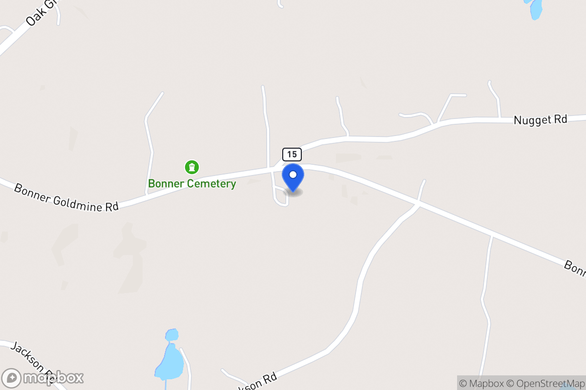 Map of 970 Bonner Goldmine Rd