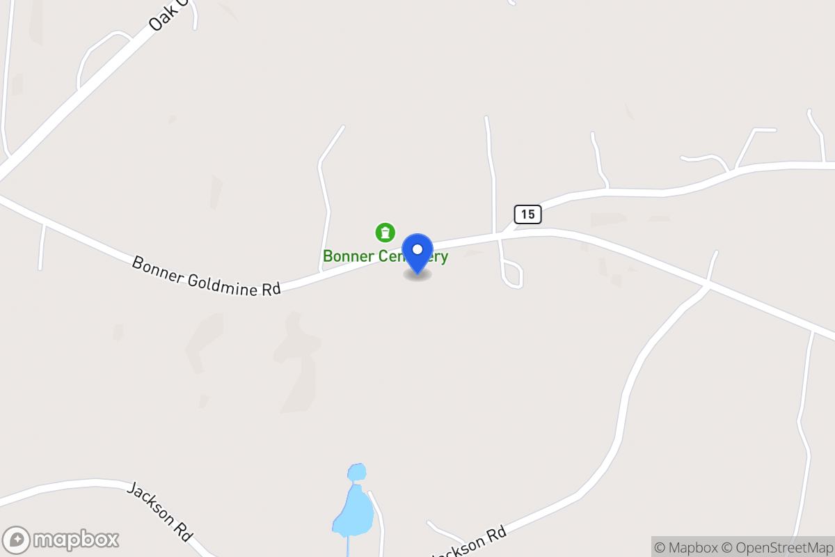 Map of 1016 Bonner Goldmine Rd