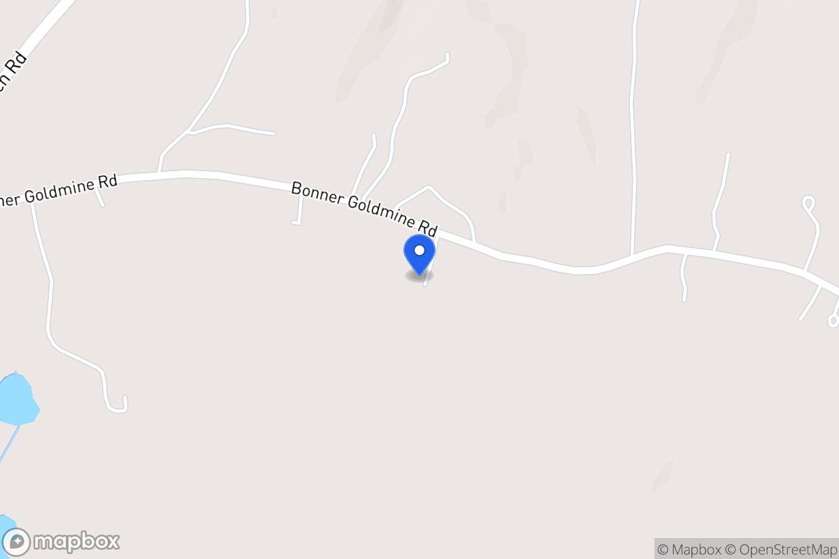 Map of 1560 Bonner Goldmine Rd