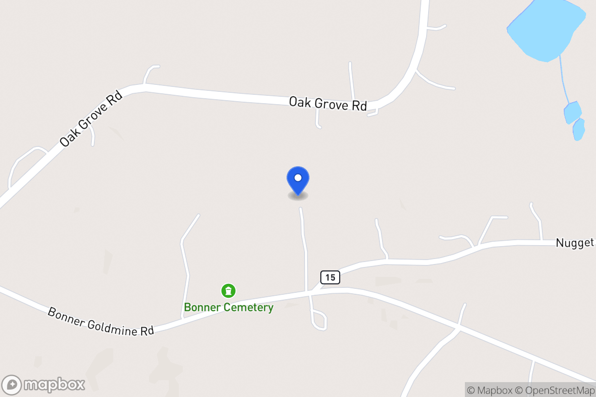 Map of 975 Bonner Goldmine Rd