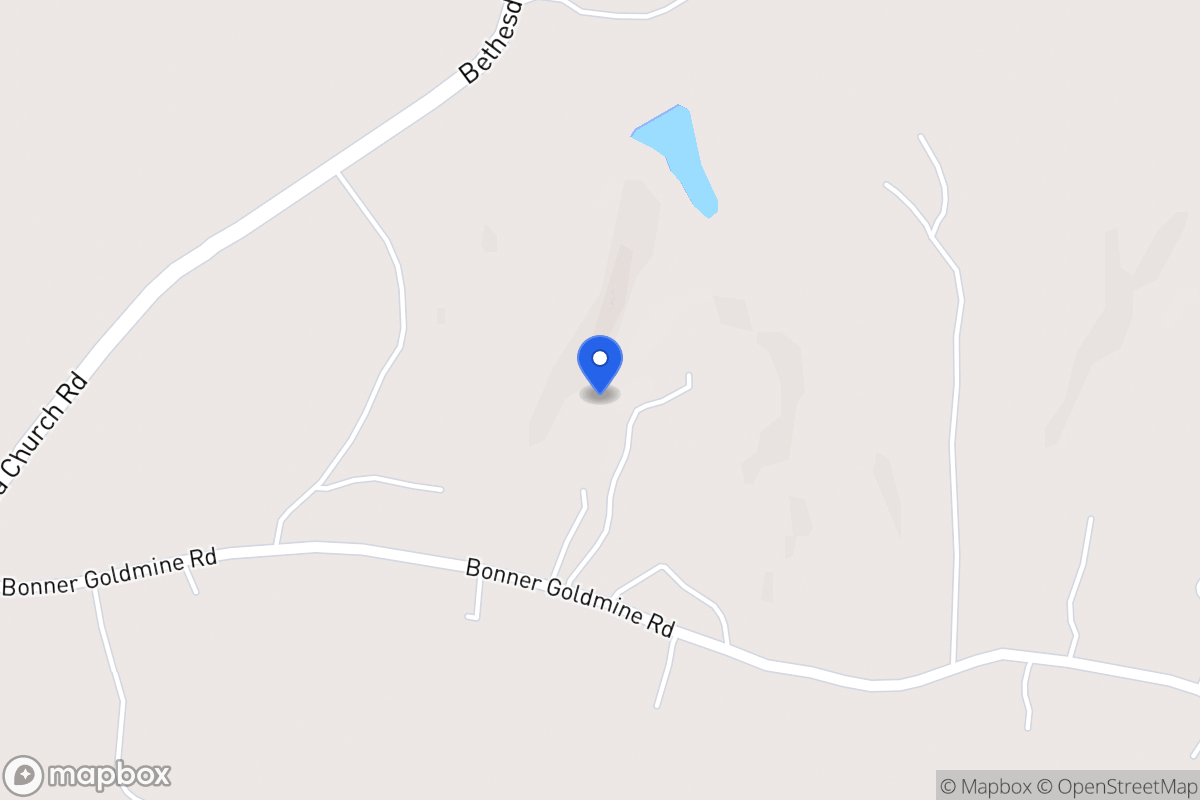 Map of 1525 Bonner Goldmine Rd