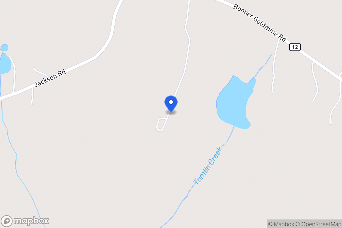 Map of 830 Bonner Goldmine Rd