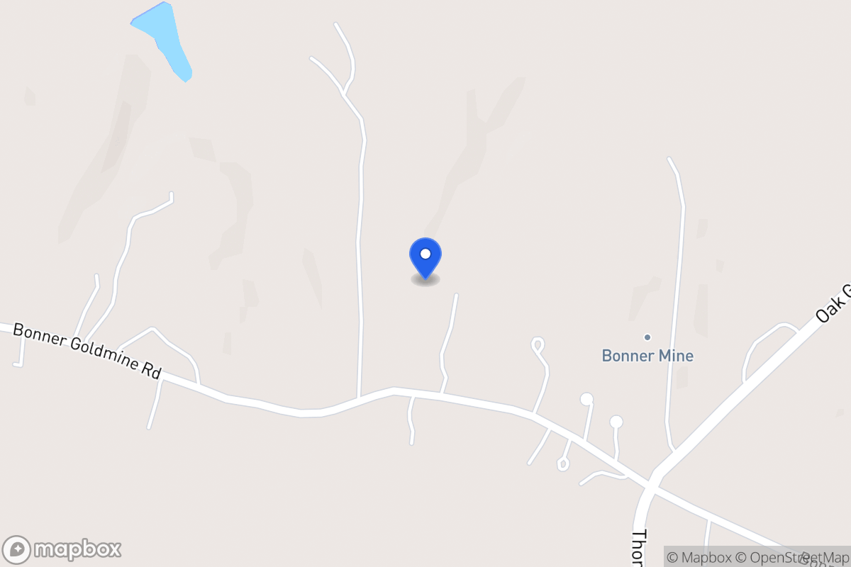 Map of 1335 Bonner Goldmine Rd
