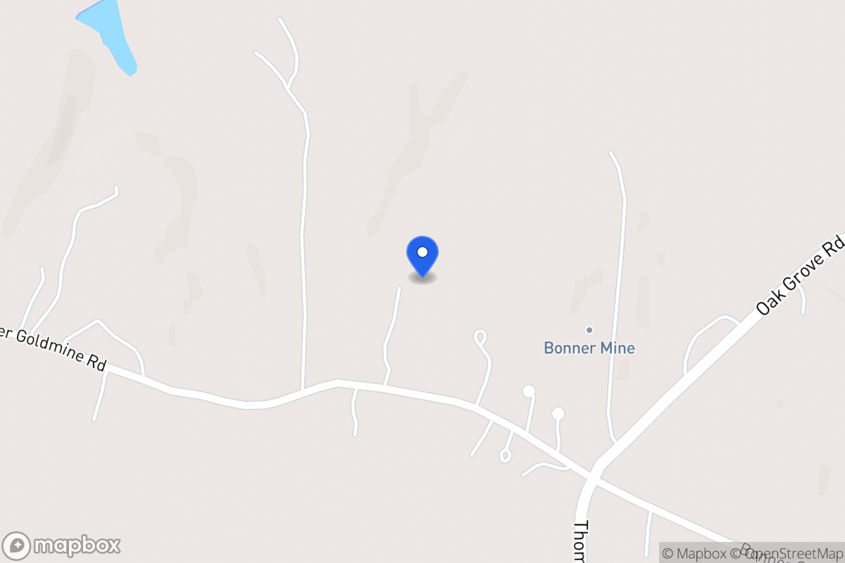 Map of 1325 Bonner Goldmine Rd