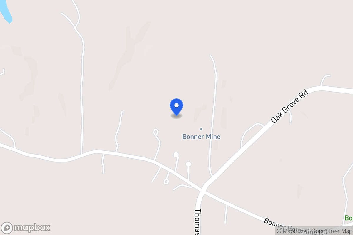 Map of 1305 Bonner Goldmine Rd