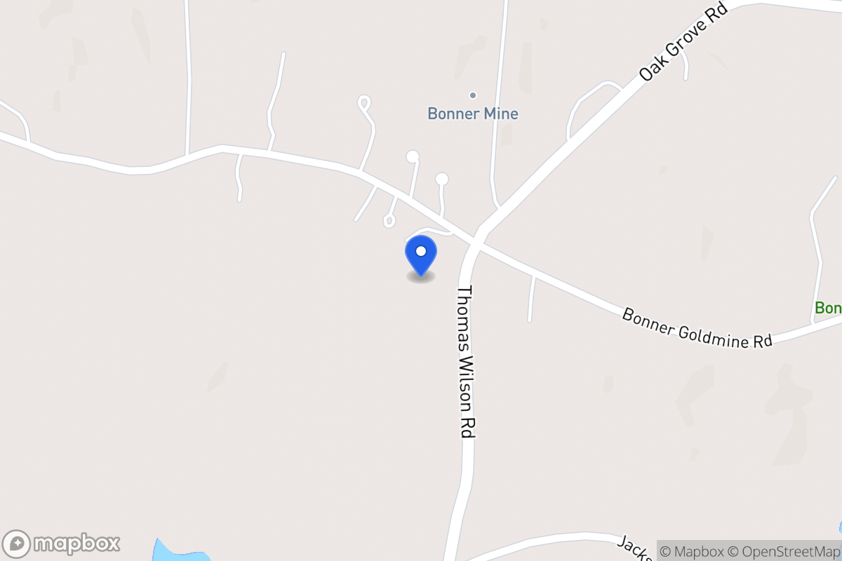 Map of 1300 Bonner Goldmine Rd