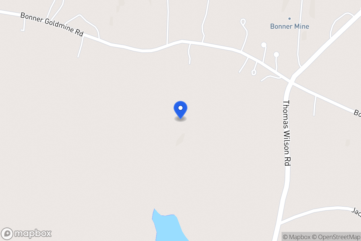 Map of 1340 Bonner Goldmine Rd