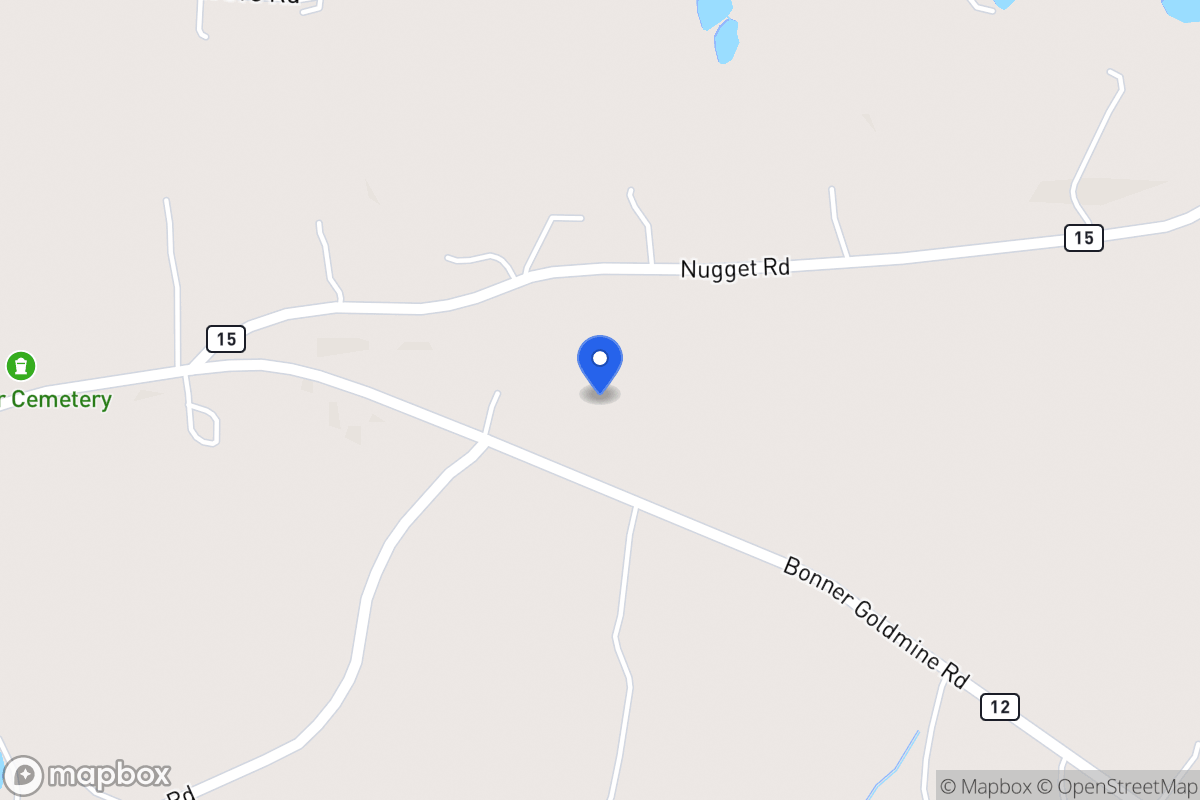 Map of 795 Bonner Goldmine Rd