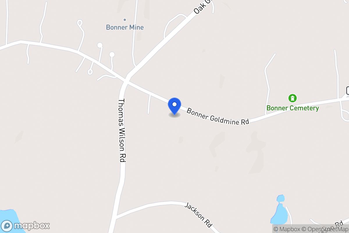 Map of 1250 Bonner Goldmine Rd