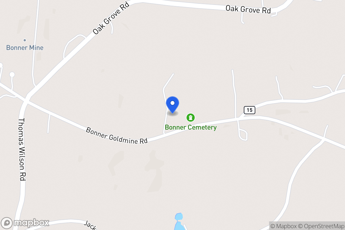 Map of 1051 Bonner Goldmine Rd