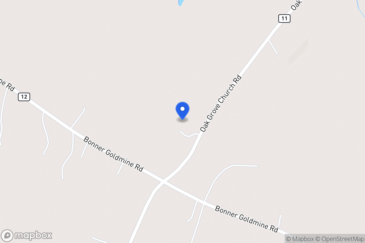 Map of 1228 Oak Grove Church Rd