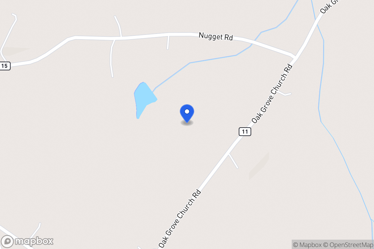 Map of 1340 Oak Grove Church Rd