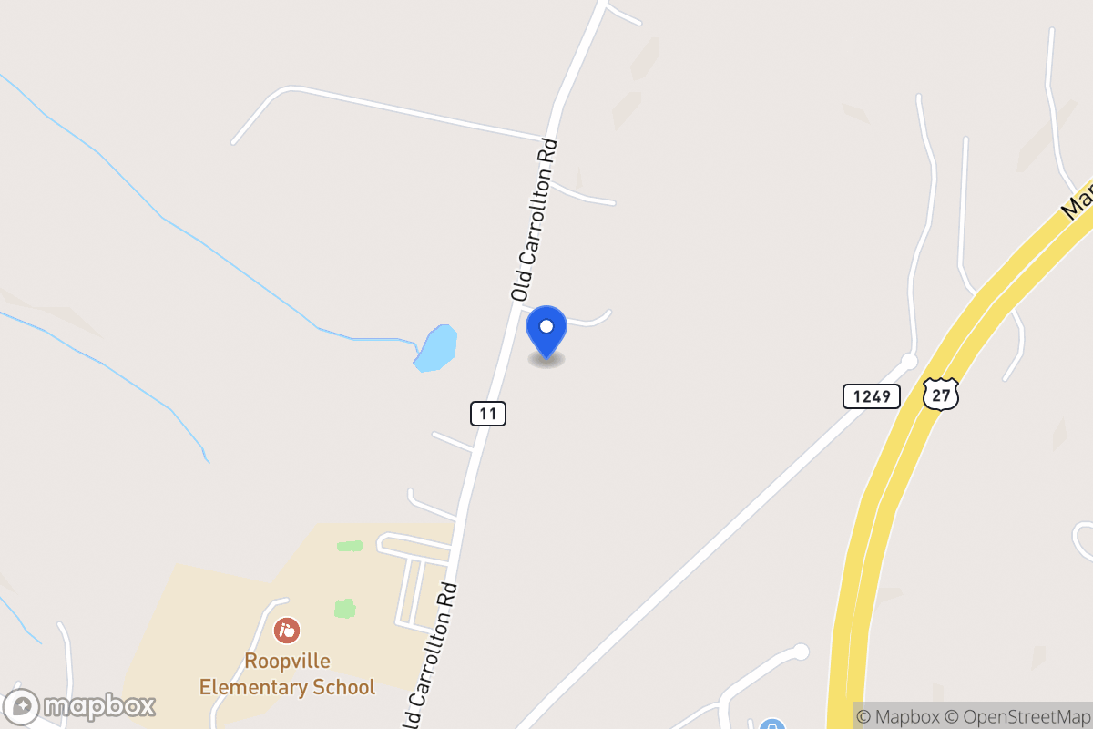Map of 155 Old Carrollton Rd