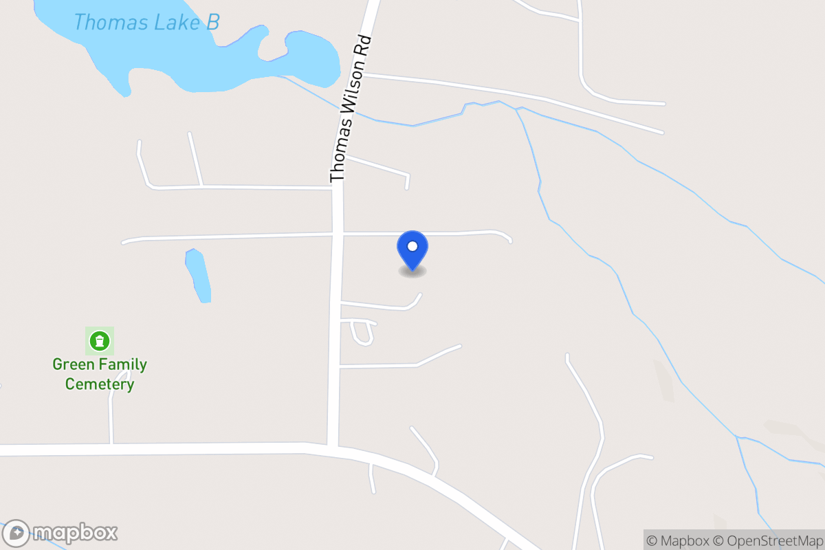Map of 73 Thomas Wilson Rd