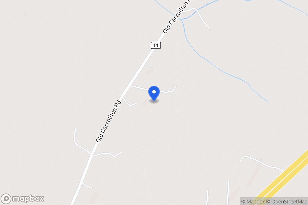 Map of 405 Old Carrollton Rd