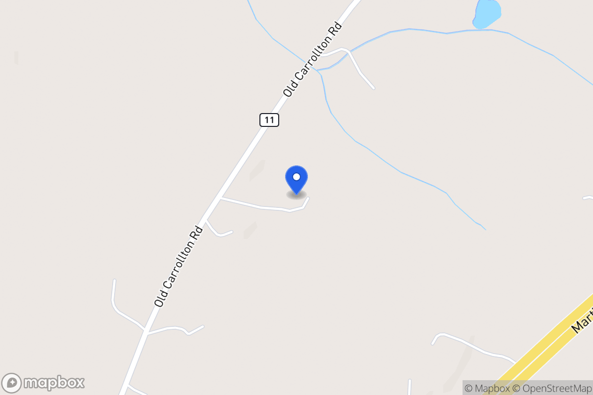 Map of 445 Old Carrollton Rd