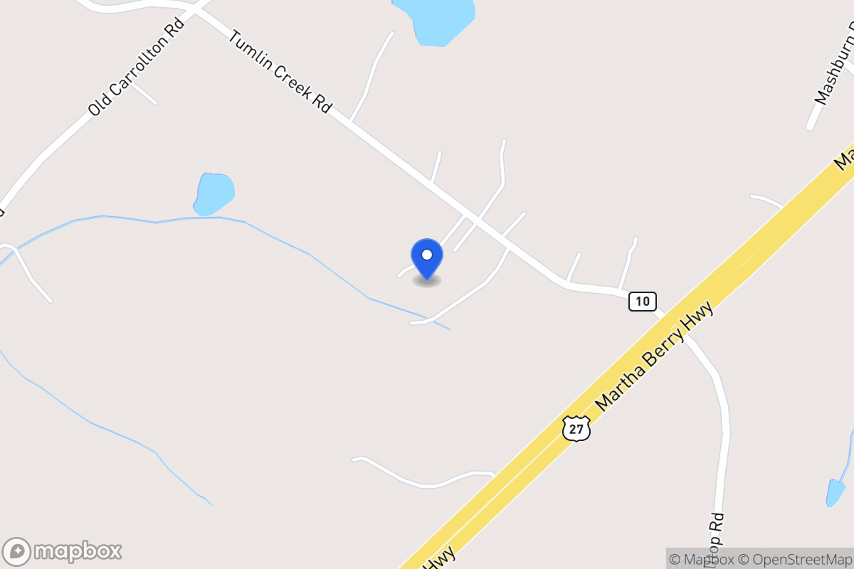 Map of 104 Tumlin Creek Rd