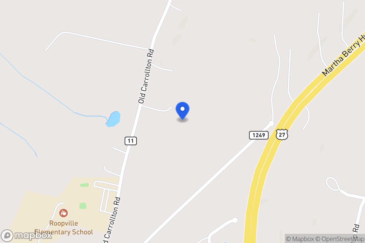 Map of 187 Old Carrollton Rd