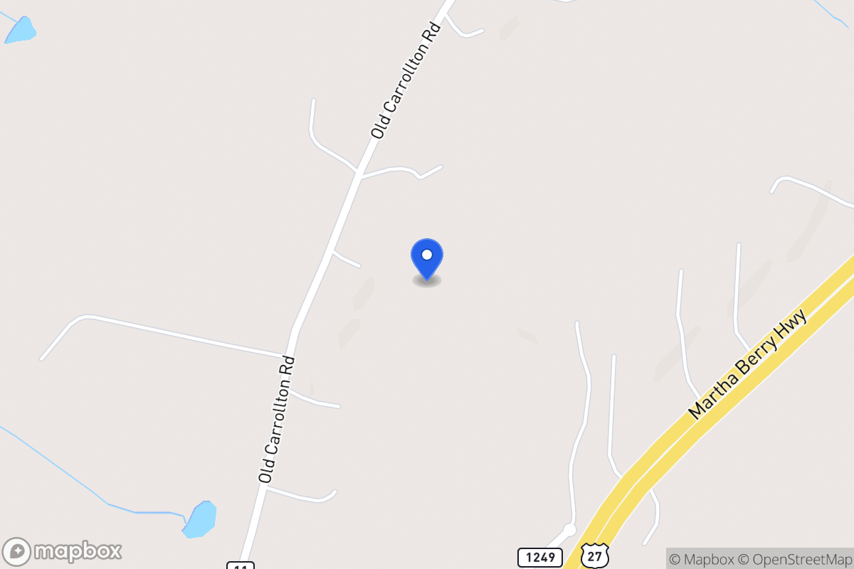 Map of 285 Old Carrollton Rd