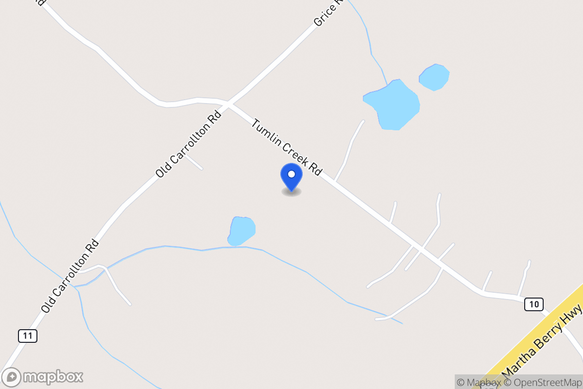 Map of 198 Tumlin Creek Rd