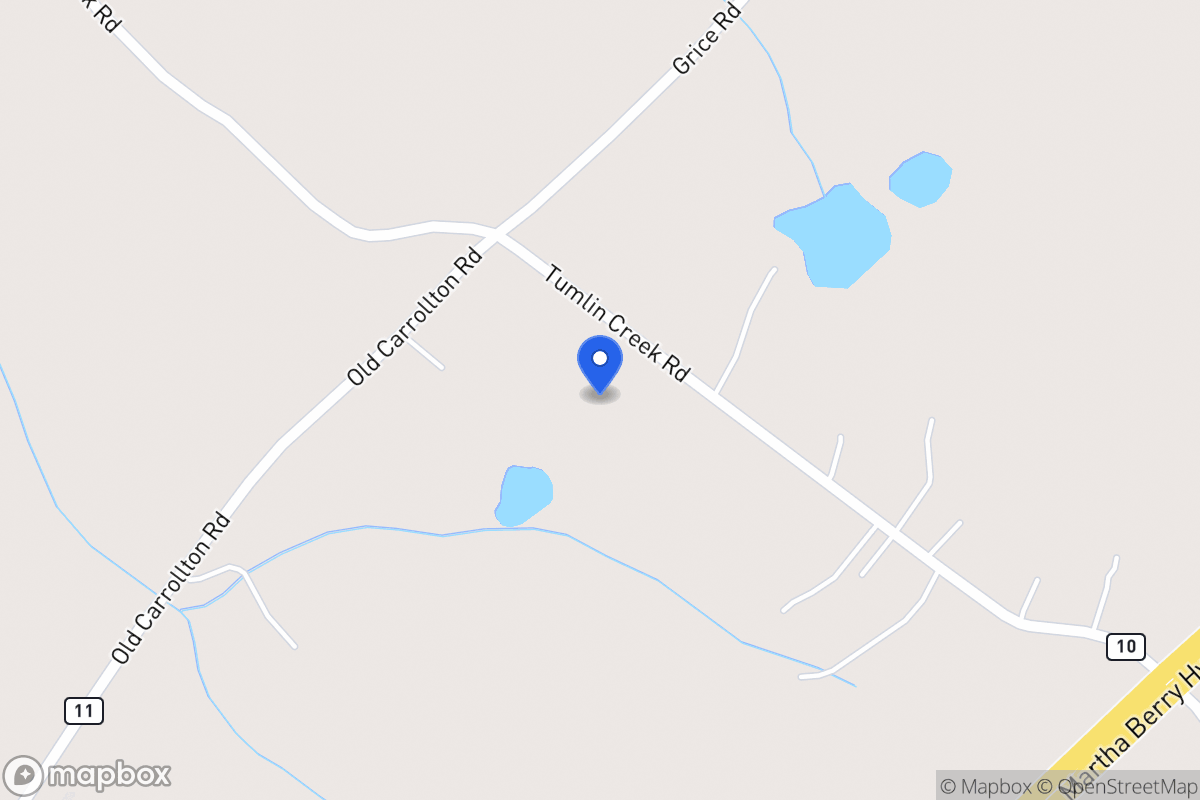 Map of 210 Tumlin Creek Rd