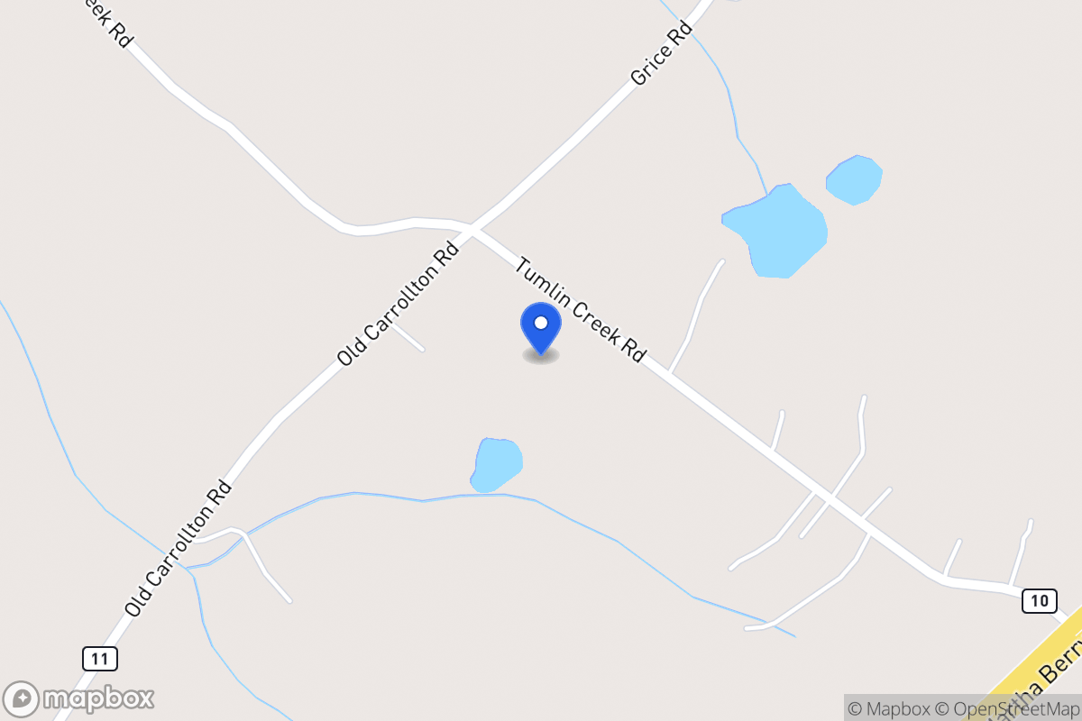 Map of 222 Tumlin Creek Rd