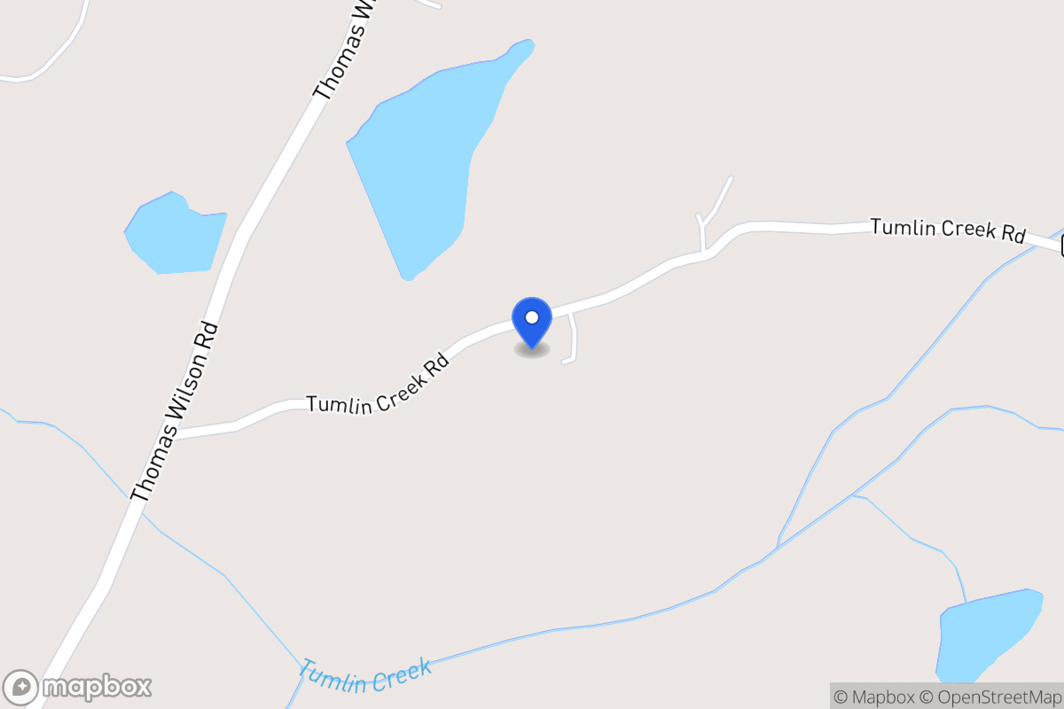 Map of 808 Tumlin Creek Rd