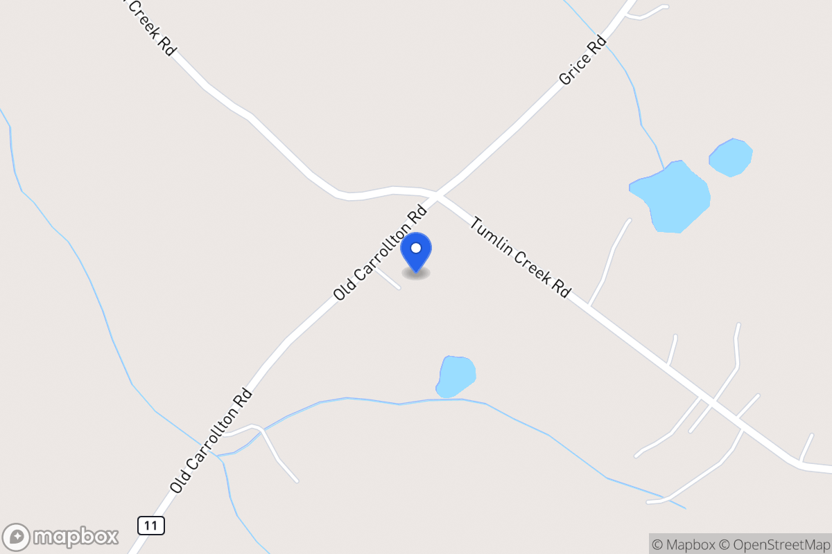 Map of 727 Old Carrollton Rd