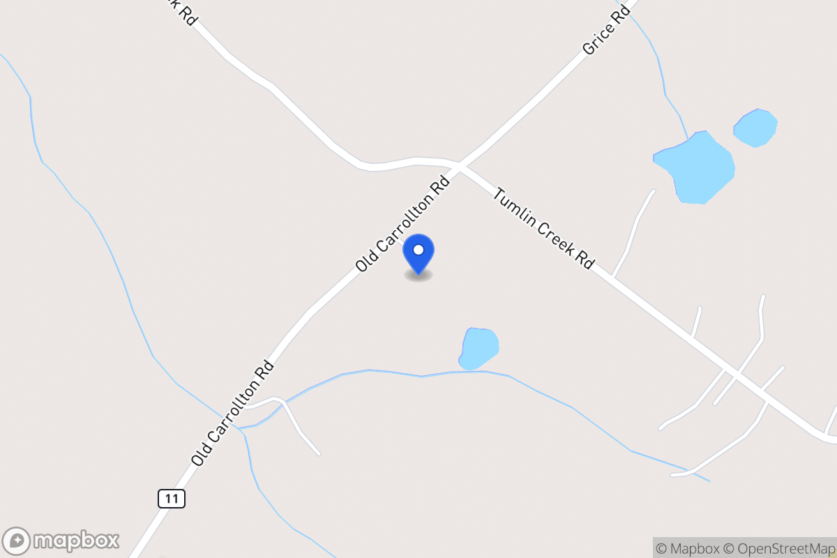 Map of 705 Old Carrollton Rd
