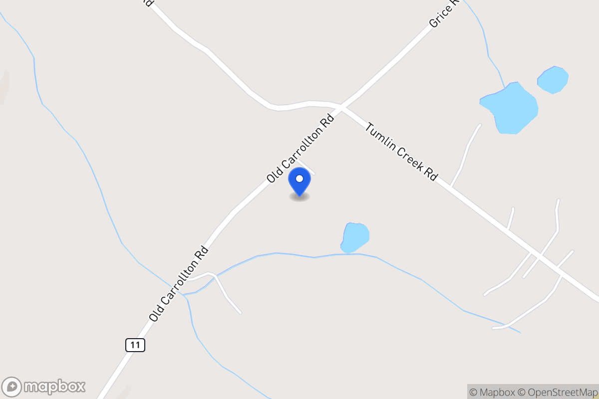 Map of 695 Old Carrollton Rd