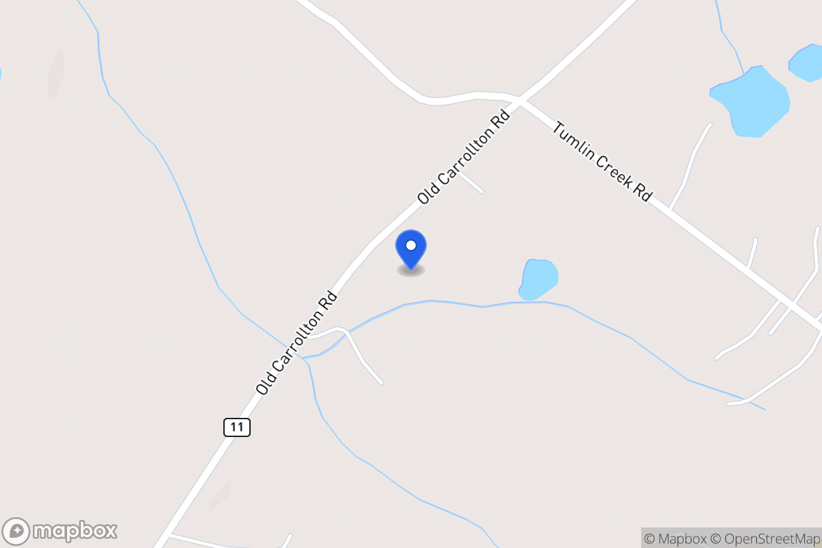 Map of 663 Old Carrollton Rd