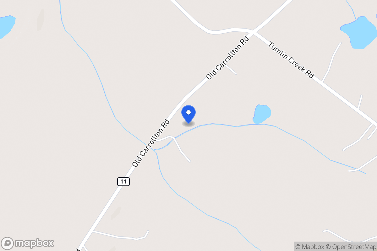 Map of 645 Old Carrollton Rd
