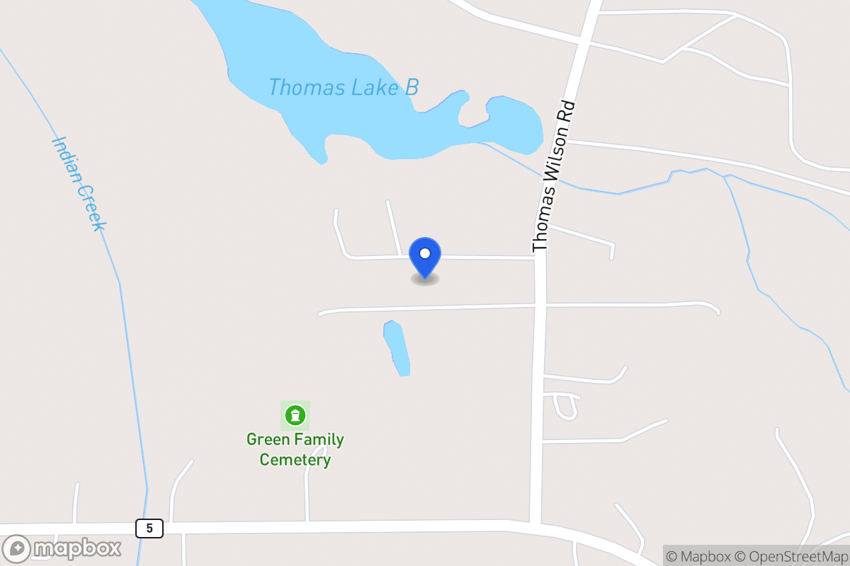 Map of 118 Thomas Wilson Rd