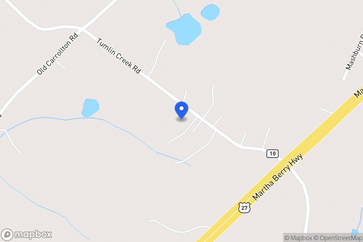 Map of 120 Tumlin Creek Rd