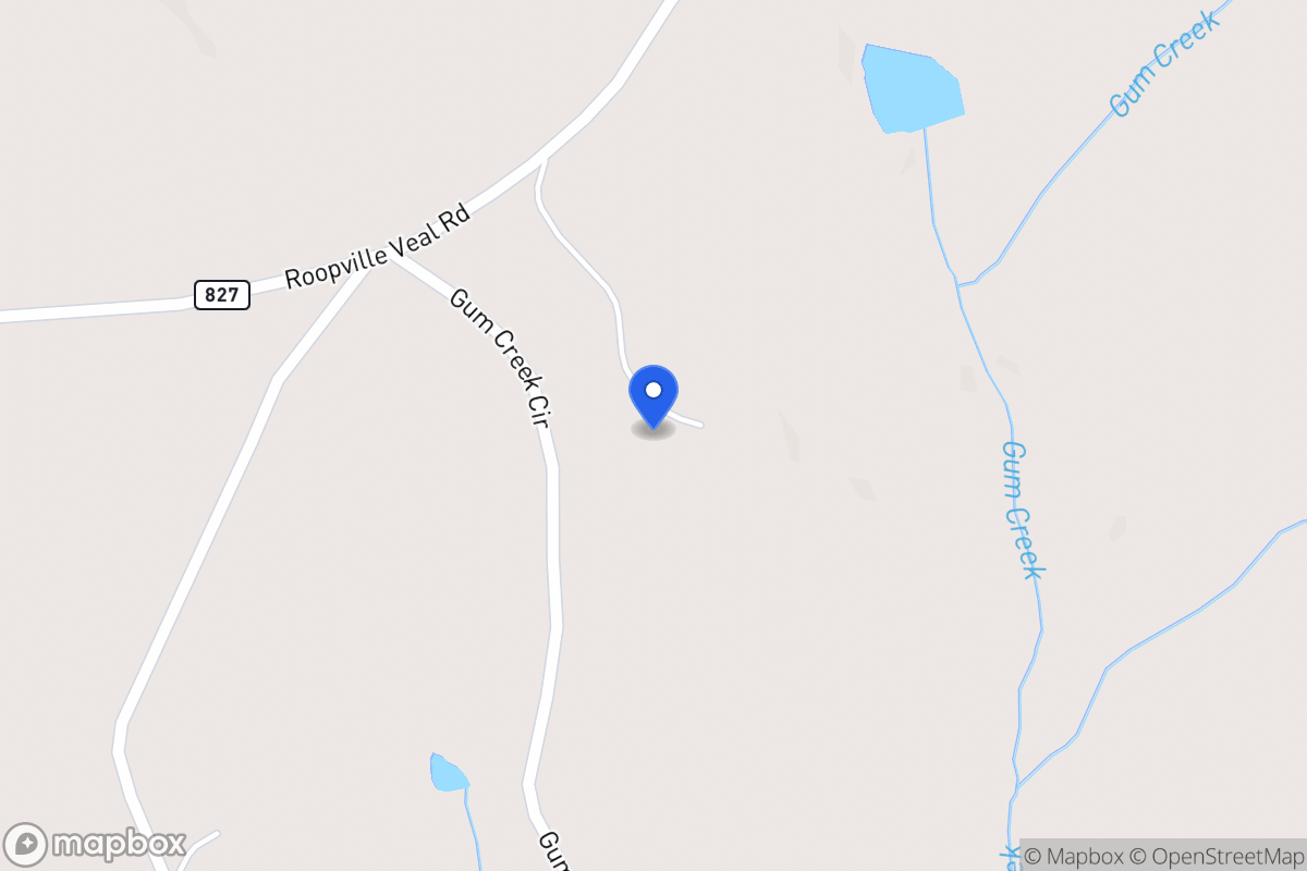 Map of 460 Roopville Veal Rd