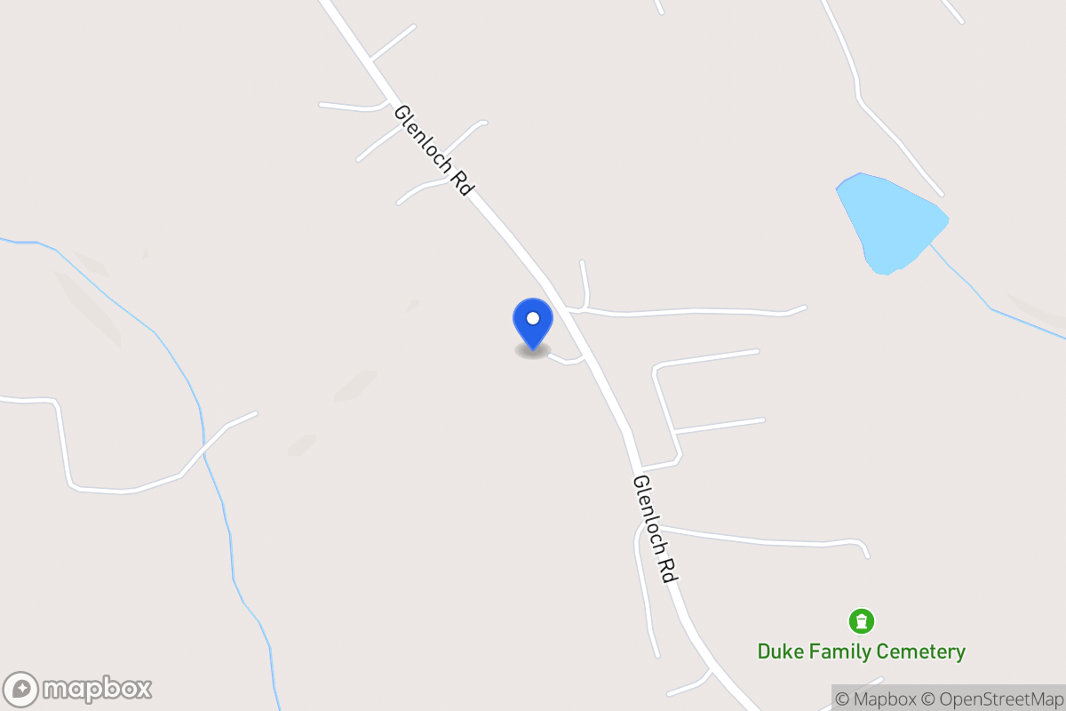 Map of 741 Glenloch Rd