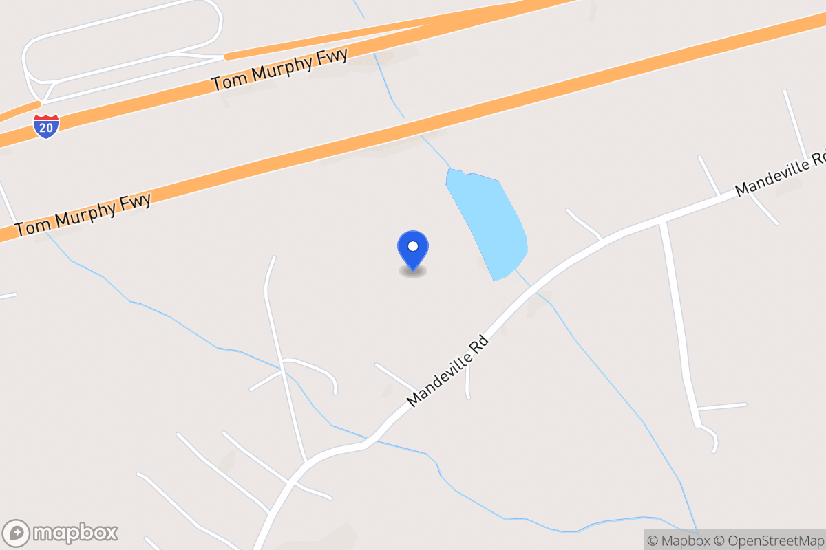 Map of 2634 Mandeville Rd
