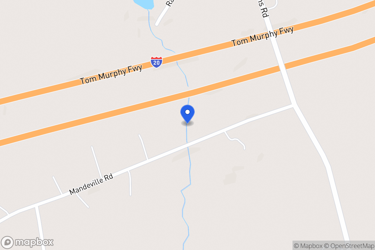 Map of 2876 Mandeville Rd