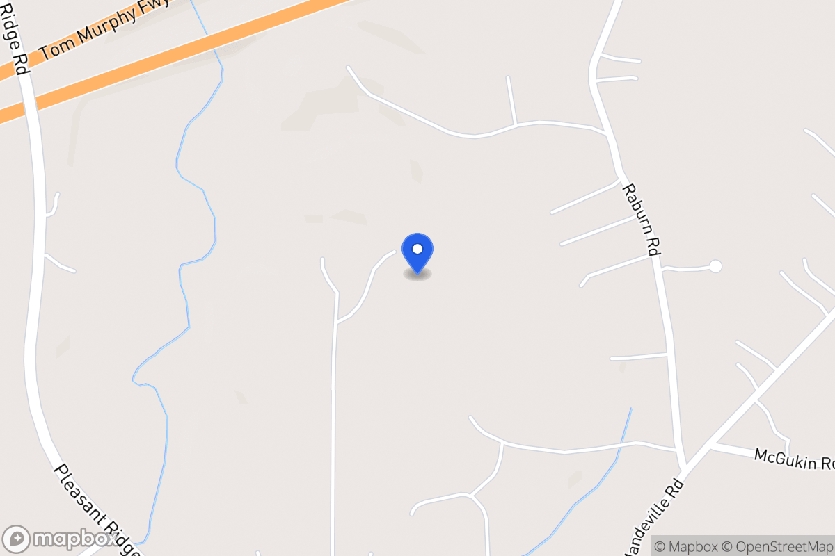Map of 2667 Pleasant Ridge Church Rd