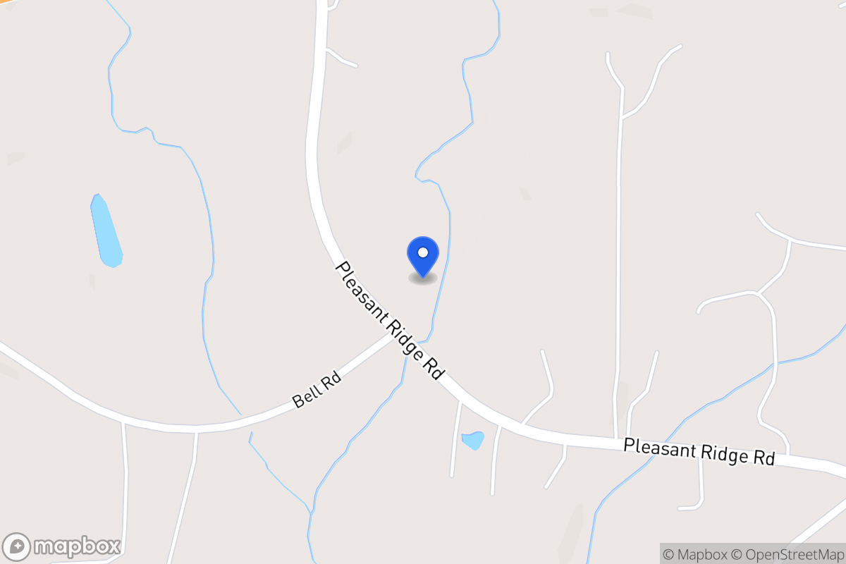 Map of Pleasant Ridge Church Rd