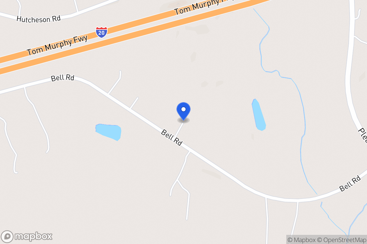 Map of 257 Bell Rd
