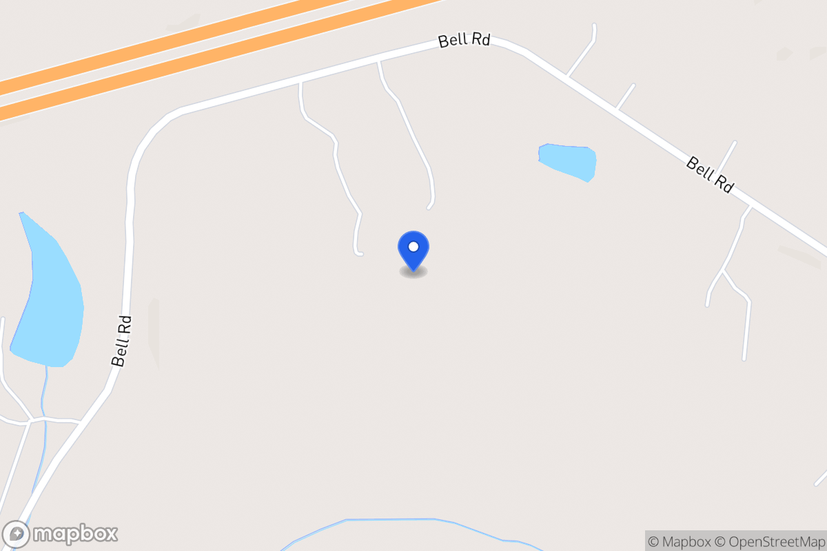 Map of 416 Bell Rd