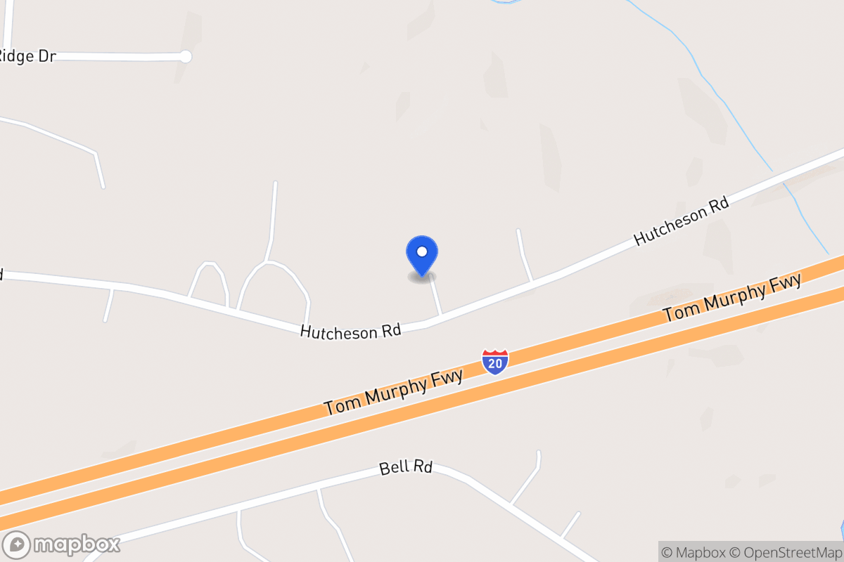 Map of 924 Hutcheson Rd