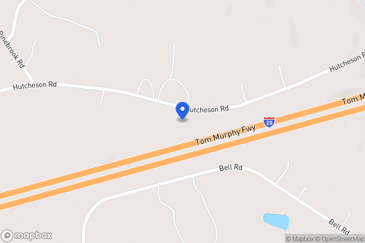 Map of 875 Hutcheson Rd